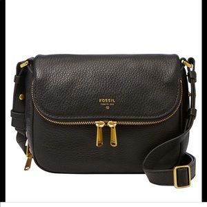 Fossil Black Cross Body Purse